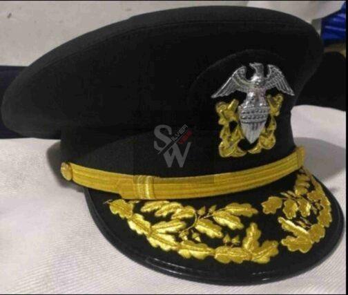WW1 US navy Admiral caphat - REPLICA - Image 3
