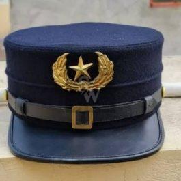 Reproduction Of Most Rare Civil War Confederate Naval Officers Visor Cap