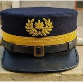Most Rare Civil War Confederate Naval Officers Visor Cap