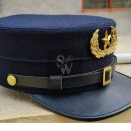 Reproduction Of Most Rare Civil War Confederate Naval Officers Visor Cap