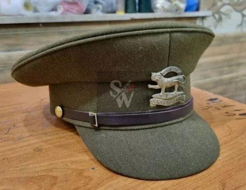 1922 Pattern British Other Ranks Khaki Service Dress Cap - Image 2