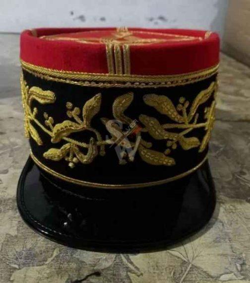 Rare French General'S Kepi For Inspector General De La Poste Aux Armees