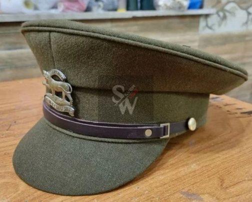 1922 Pattern British Other Ranks Khaki Service Dress Cap - Image 3