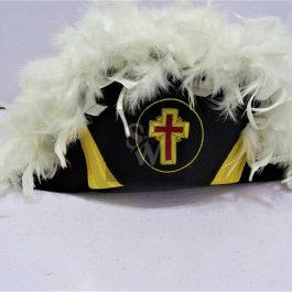 Masonic Knights Templar Sir Knight Chapeau – Deluxe (SKC-200) ARTIFICIAL FUR