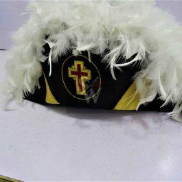 Masonic Knights Templar Sir Knight Chapeau – Deluxe (SKC-200) ARTIFICIAL FUR