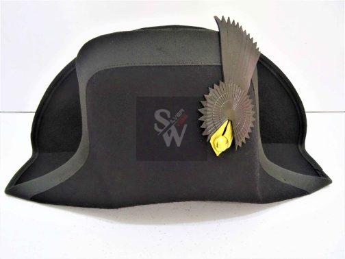 Royal Navy Bicorne with Gold Trim - British Cocked Hat - Admiral Bicorne