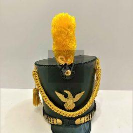 Virginia Militia Officer Bell Crown Shako Hat
