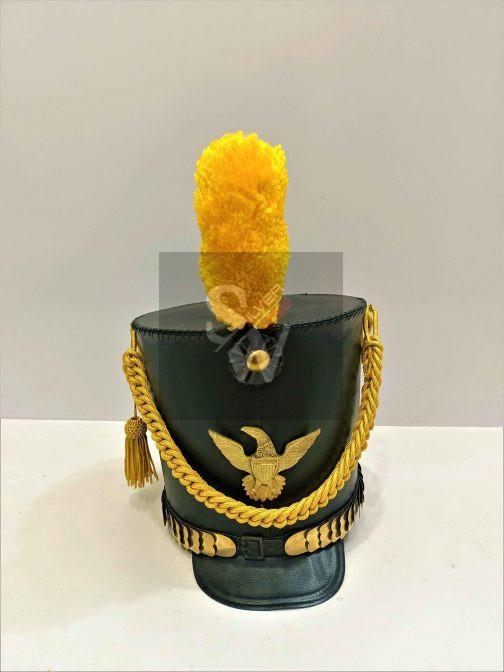 Virginia Militia Officer Bell Crown Shako Hat